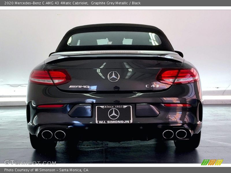 Graphite Grey Metallic / Black 2020 Mercedes-Benz C AMG 43 4Matic Cabriolet