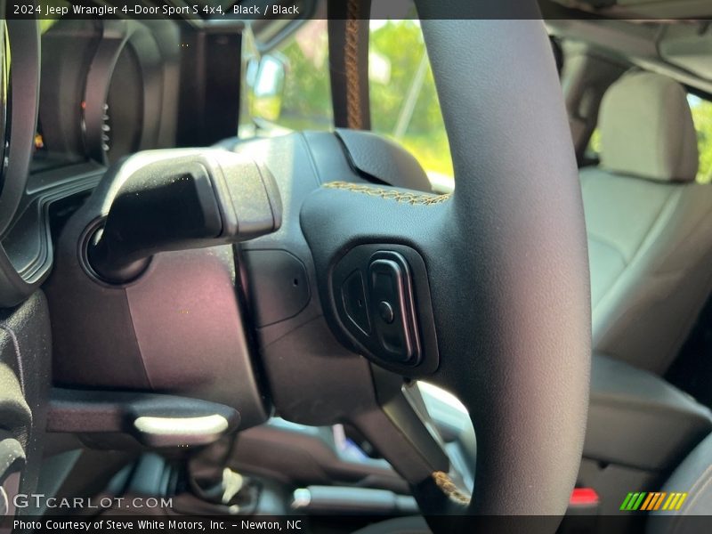 Black / Black 2024 Jeep Wrangler 4-Door Sport S 4x4
