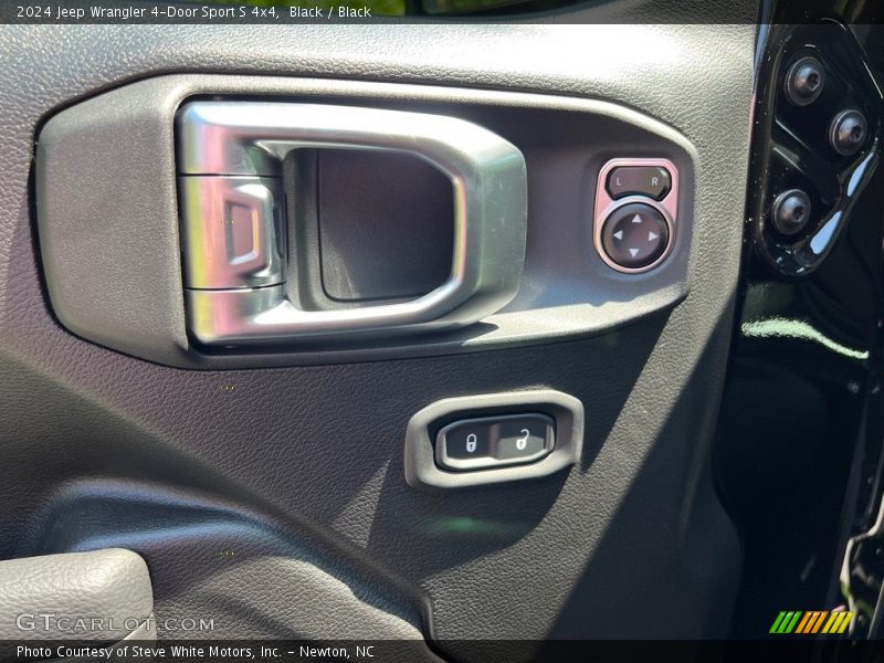 Black / Black 2024 Jeep Wrangler 4-Door Sport S 4x4