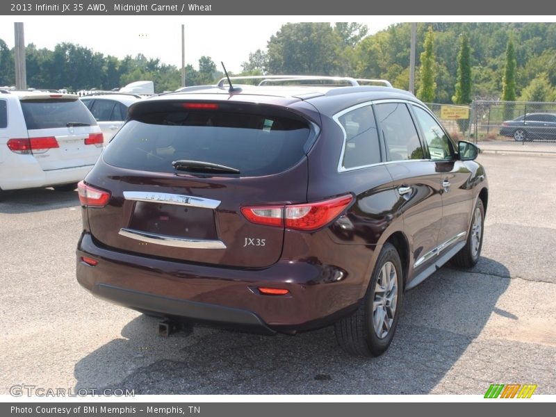 Midnight Garnet / Wheat 2013 Infiniti JX 35 AWD