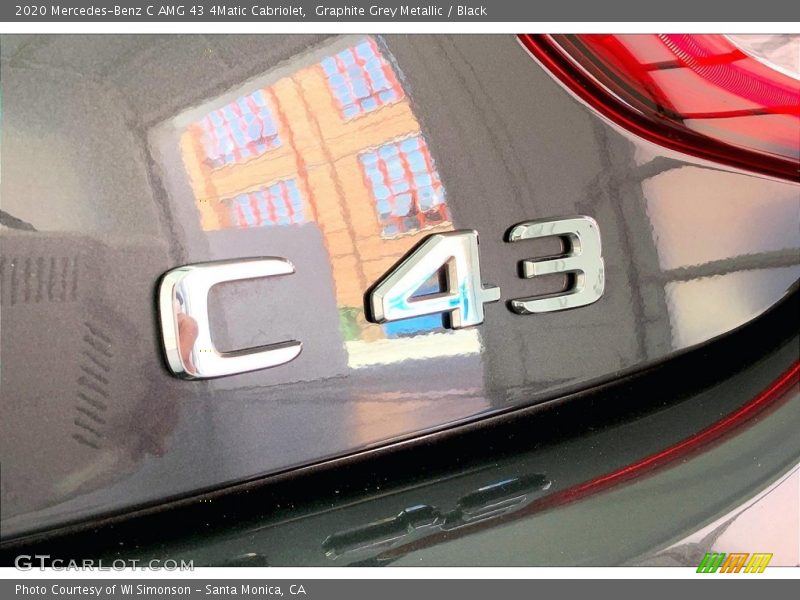 Graphite Grey Metallic / Black 2020 Mercedes-Benz C AMG 43 4Matic Cabriolet