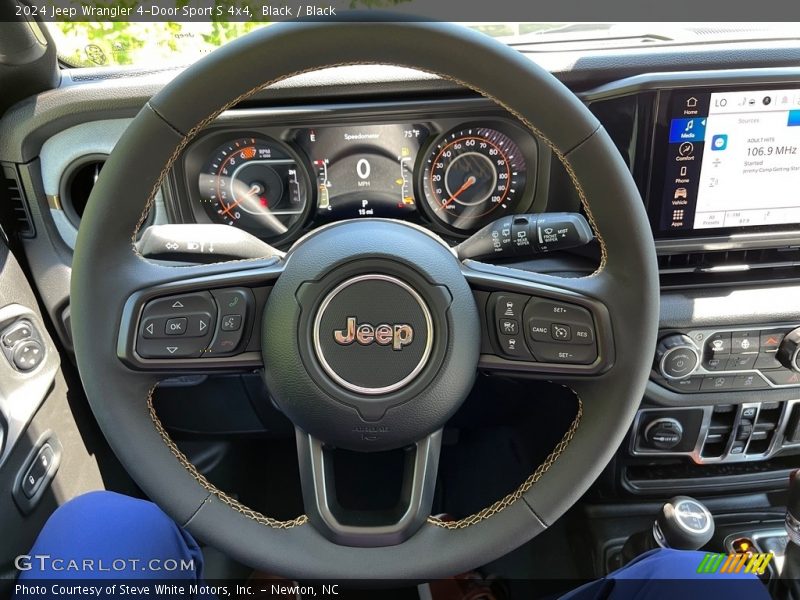  2024 Wrangler 4-Door Sport S 4x4 Steering Wheel