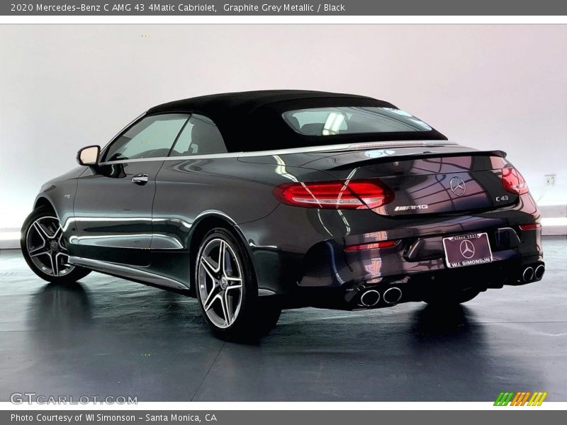 Graphite Grey Metallic / Black 2020 Mercedes-Benz C AMG 43 4Matic Cabriolet