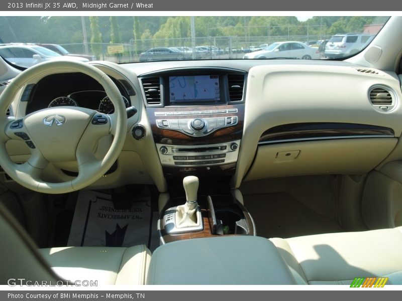 Midnight Garnet / Wheat 2013 Infiniti JX 35 AWD