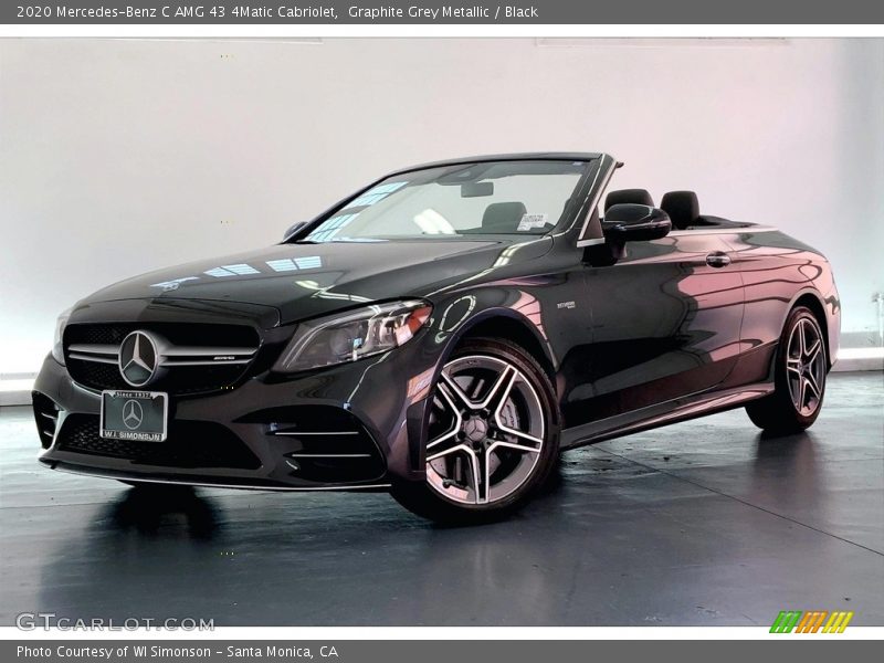 Graphite Grey Metallic / Black 2020 Mercedes-Benz C AMG 43 4Matic Cabriolet