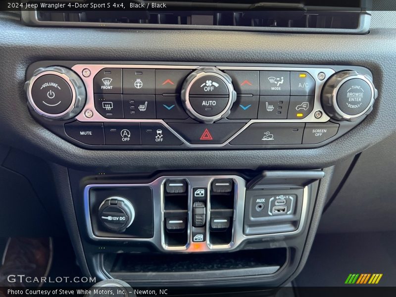 Controls of 2024 Wrangler 4-Door Sport S 4x4