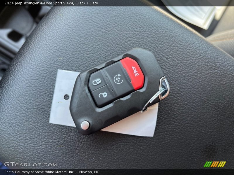 Black / Black 2024 Jeep Wrangler 4-Door Sport S 4x4