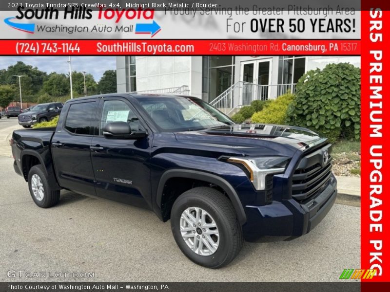 Midnight Black Metallic / Boulder 2023 Toyota Tundra SR5 CrewMax 4x4