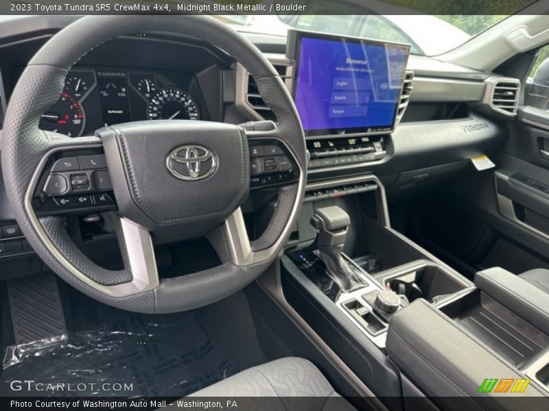 Midnight Black Metallic / Boulder 2023 Toyota Tundra SR5 CrewMax 4x4
