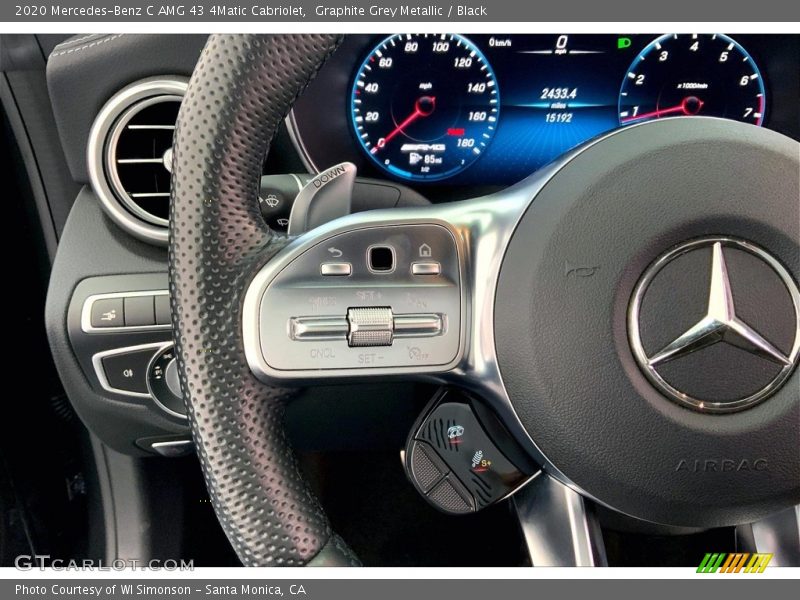 Graphite Grey Metallic / Black 2020 Mercedes-Benz C AMG 43 4Matic Cabriolet