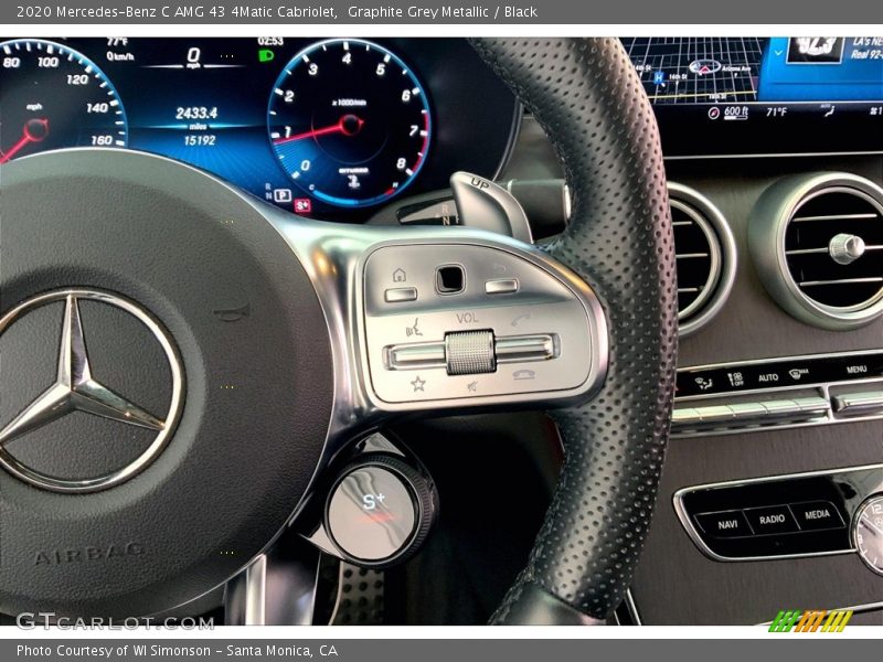 Graphite Grey Metallic / Black 2020 Mercedes-Benz C AMG 43 4Matic Cabriolet