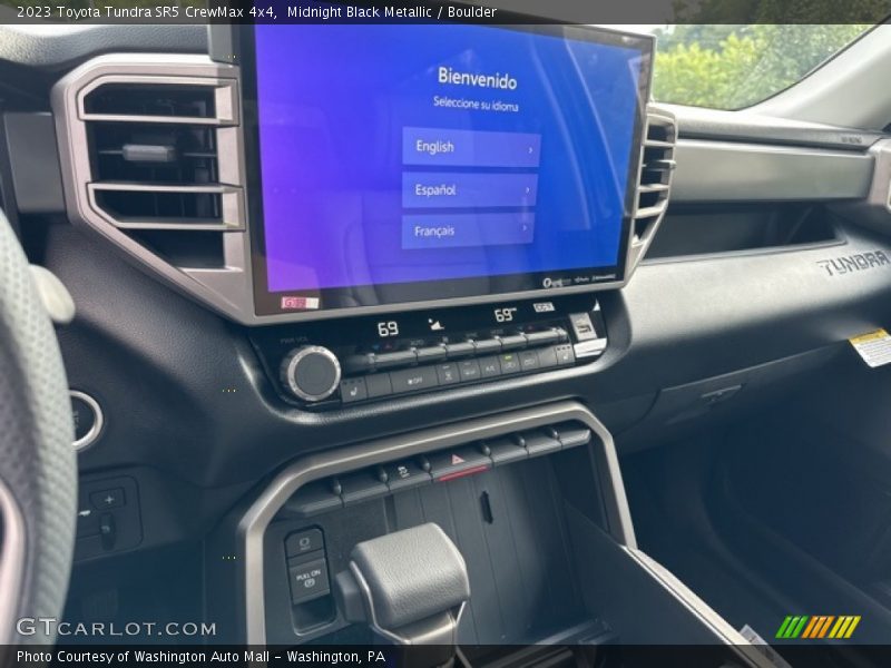 Midnight Black Metallic / Boulder 2023 Toyota Tundra SR5 CrewMax 4x4