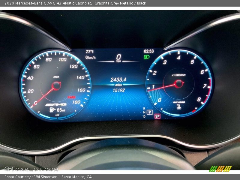 Graphite Grey Metallic / Black 2020 Mercedes-Benz C AMG 43 4Matic Cabriolet