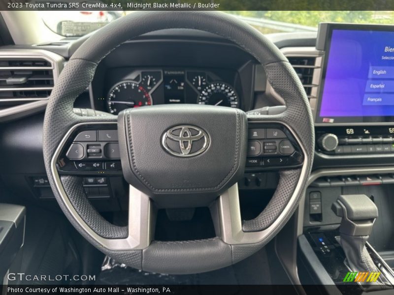 Midnight Black Metallic / Boulder 2023 Toyota Tundra SR5 CrewMax 4x4
