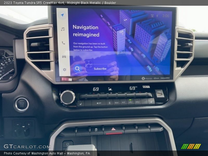 Midnight Black Metallic / Boulder 2023 Toyota Tundra SR5 CrewMax 4x4