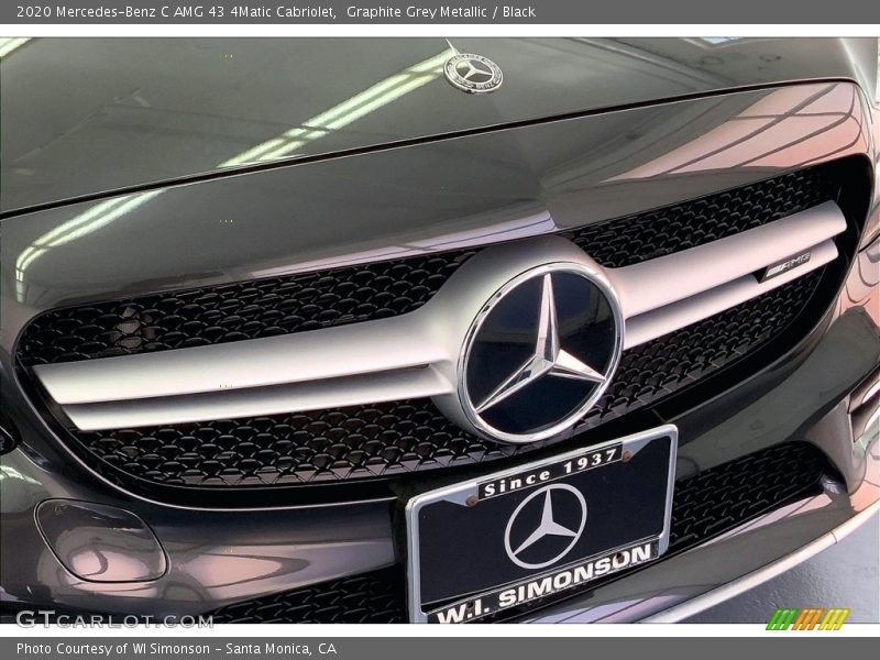 Graphite Grey Metallic / Black 2020 Mercedes-Benz C AMG 43 4Matic Cabriolet