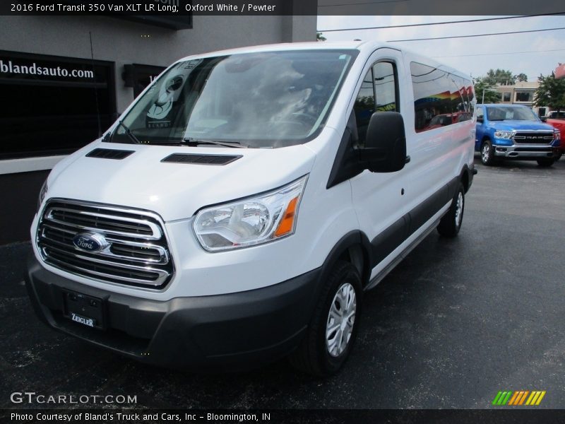 Oxford White / Pewter 2016 Ford Transit 350 Van XLT LR Long