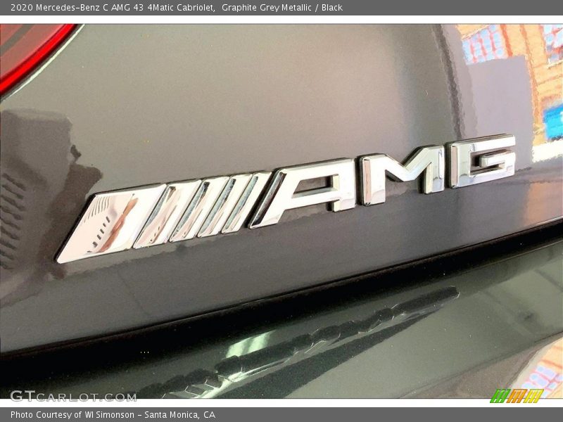 Graphite Grey Metallic / Black 2020 Mercedes-Benz C AMG 43 4Matic Cabriolet