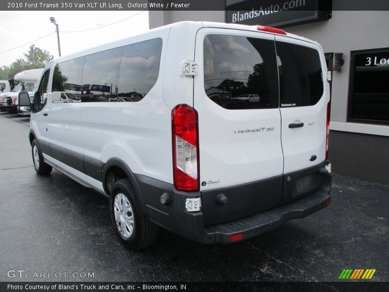 Oxford White / Pewter 2016 Ford Transit 350 Van XLT LR Long