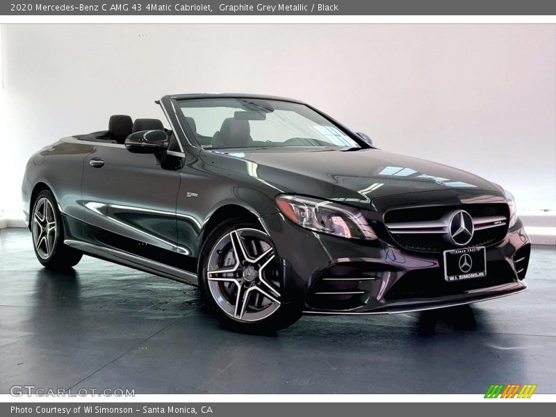 Graphite Grey Metallic / Black 2020 Mercedes-Benz C AMG 43 4Matic Cabriolet