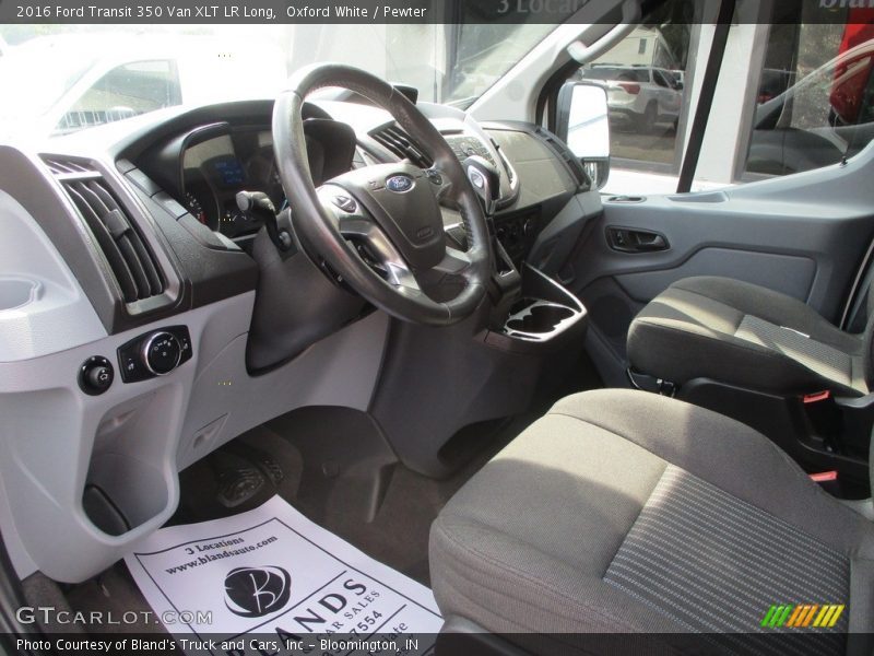 Front Seat of 2016 Transit 350 Van XLT LR Long