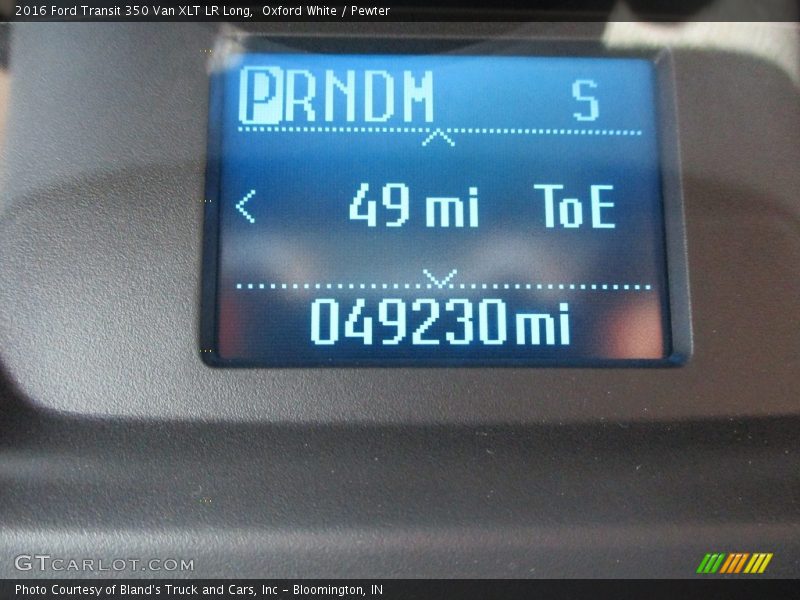 Oxford White / Pewter 2016 Ford Transit 350 Van XLT LR Long
