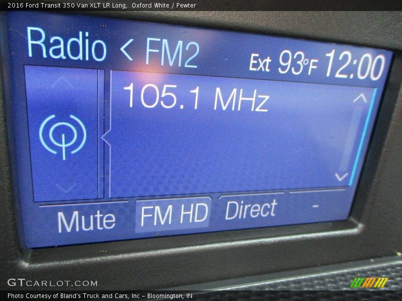Oxford White / Pewter 2016 Ford Transit 350 Van XLT LR Long