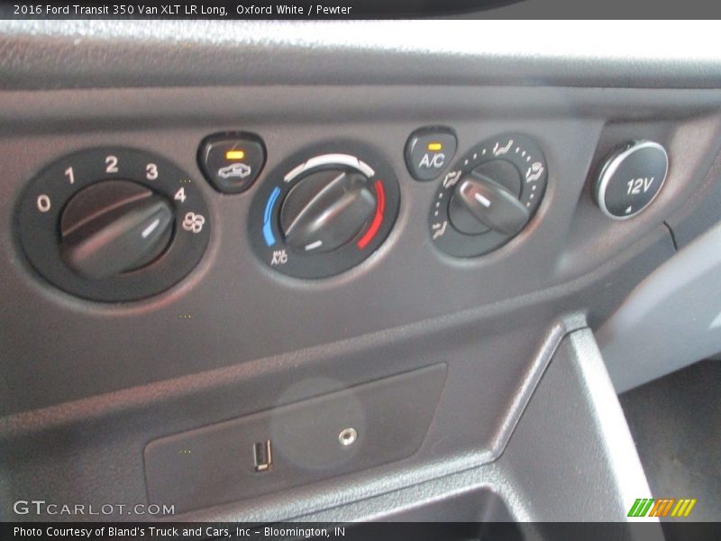 Oxford White / Pewter 2016 Ford Transit 350 Van XLT LR Long
