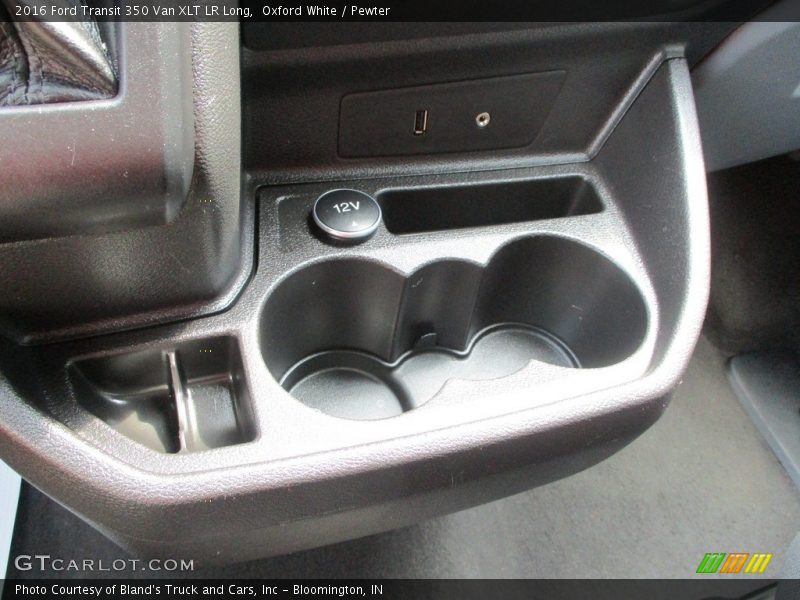 Oxford White / Pewter 2016 Ford Transit 350 Van XLT LR Long