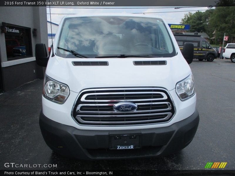 Oxford White / Pewter 2016 Ford Transit 350 Van XLT LR Long