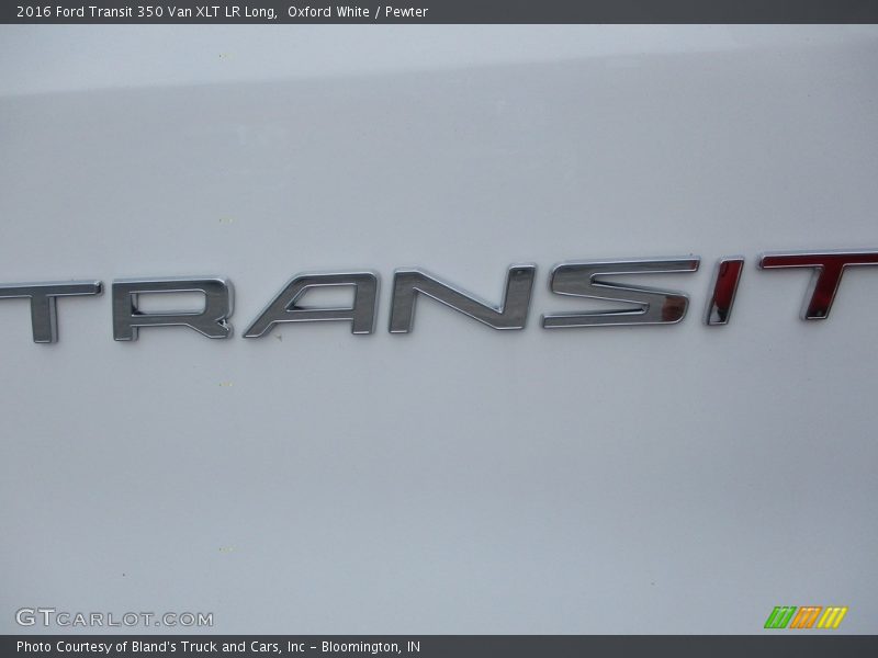  2016 Transit 350 Van XLT LR Long Logo