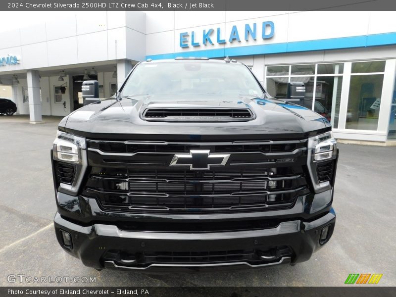 Black / Jet Black 2024 Chevrolet Silverado 2500HD LTZ Crew Cab 4x4