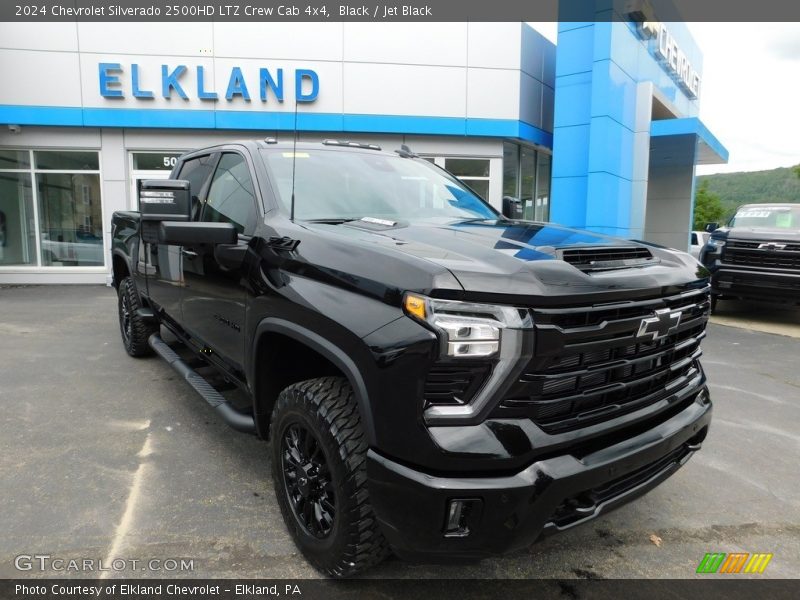 Black / Jet Black 2024 Chevrolet Silverado 2500HD LTZ Crew Cab 4x4