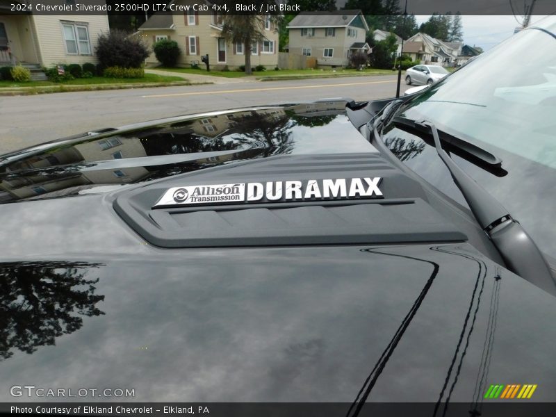 Black / Jet Black 2024 Chevrolet Silverado 2500HD LTZ Crew Cab 4x4