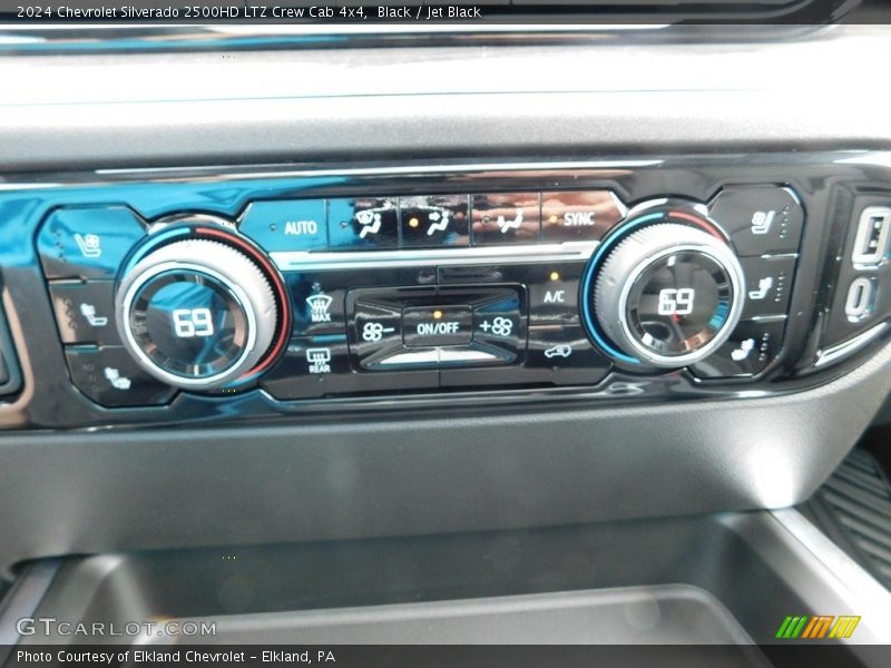 Black / Jet Black 2024 Chevrolet Silverado 2500HD LTZ Crew Cab 4x4