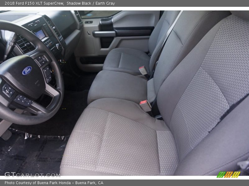  2018 F150 XLT SuperCrew Earth Gray Interior