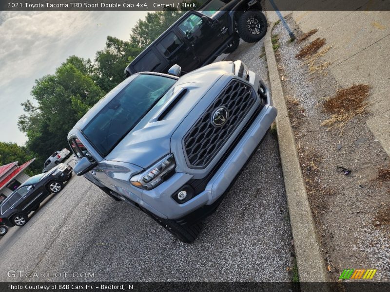 Cement / Black 2021 Toyota Tacoma TRD Sport Double Cab 4x4