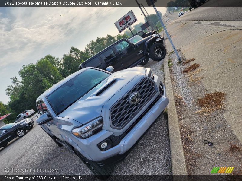 Cement / Black 2021 Toyota Tacoma TRD Sport Double Cab 4x4