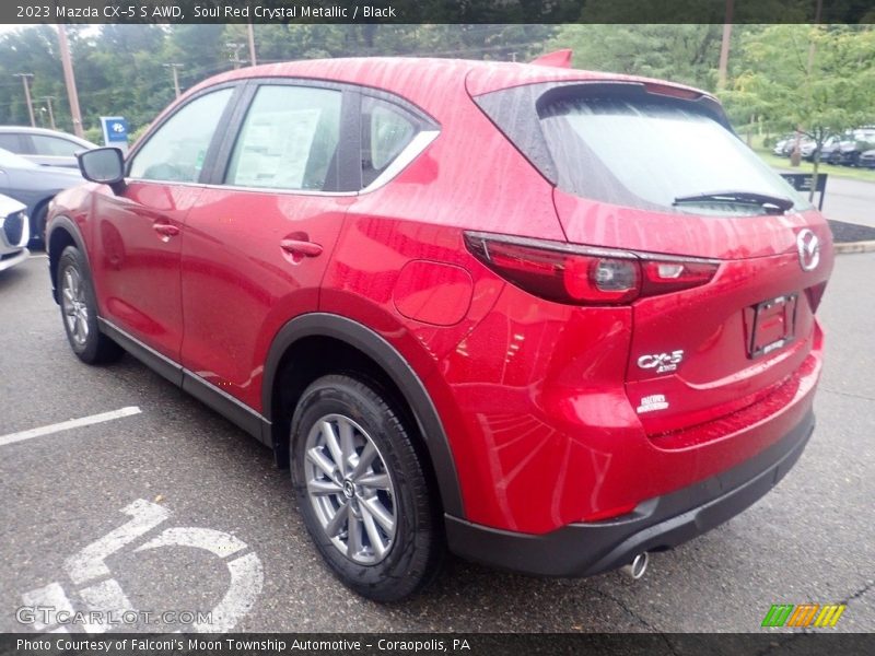 Soul Red Crystal Metallic / Black 2023 Mazda CX-5 S AWD