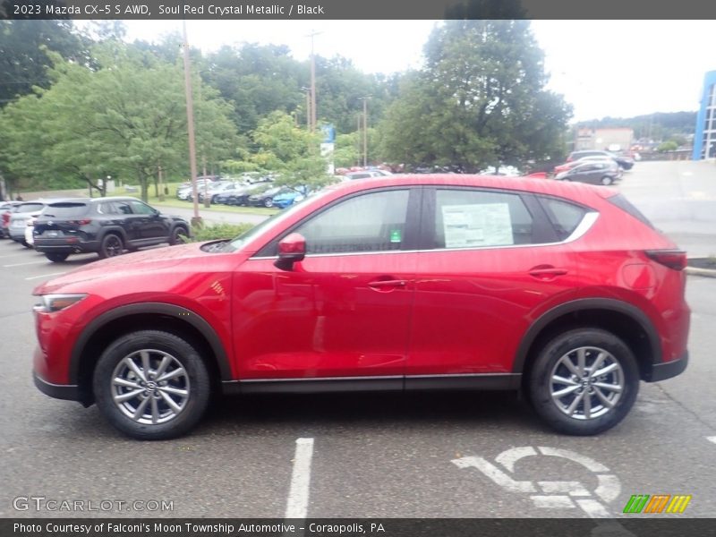 Soul Red Crystal Metallic / Black 2023 Mazda CX-5 S AWD