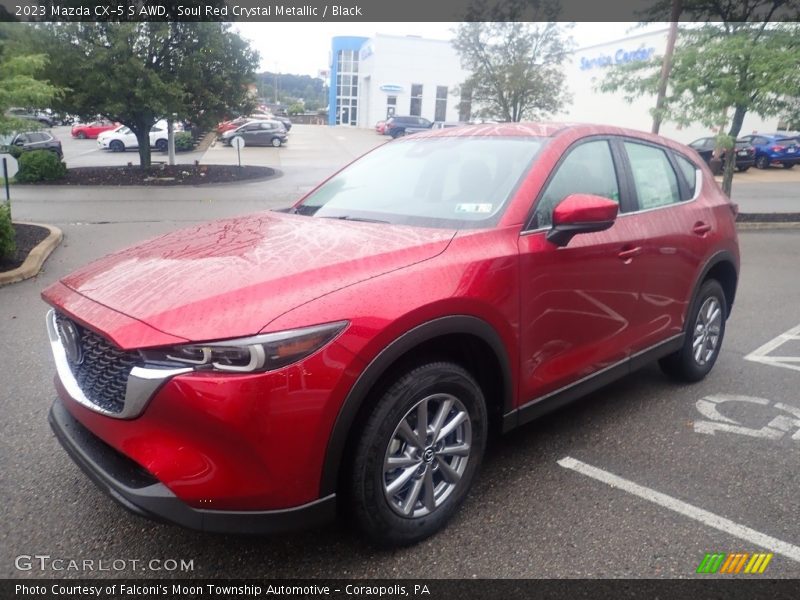 Soul Red Crystal Metallic / Black 2023 Mazda CX-5 S AWD