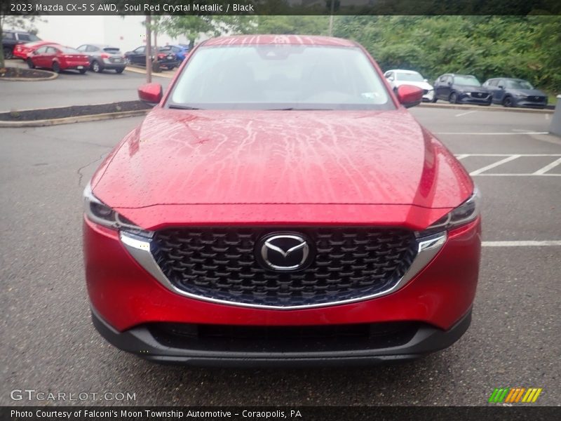 Soul Red Crystal Metallic / Black 2023 Mazda CX-5 S AWD