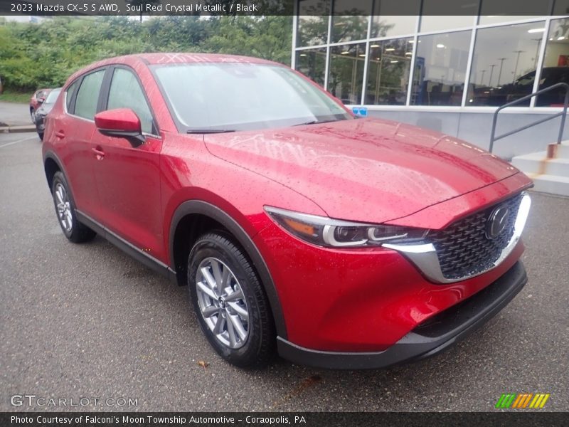 Soul Red Crystal Metallic / Black 2023 Mazda CX-5 S AWD
