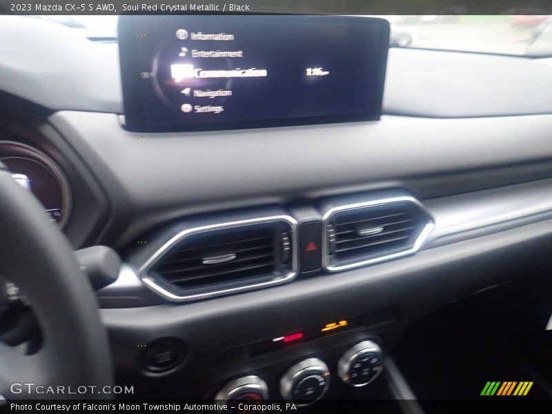 Soul Red Crystal Metallic / Black 2023 Mazda CX-5 S AWD
