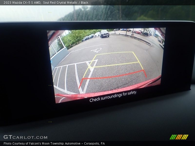 Soul Red Crystal Metallic / Black 2023 Mazda CX-5 S AWD