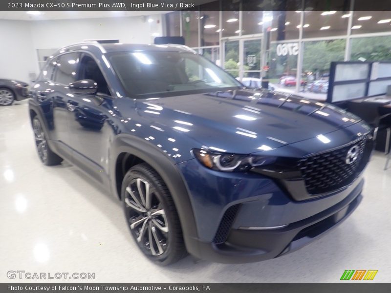 Ingot Blue Mica / Black 2023 Mazda CX-50 S Premium Plus AWD