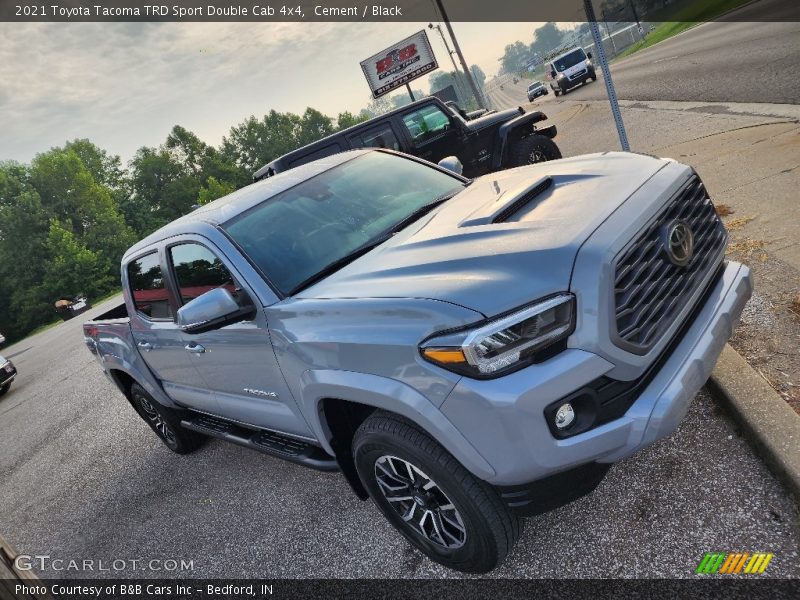 Cement / Black 2021 Toyota Tacoma TRD Sport Double Cab 4x4
