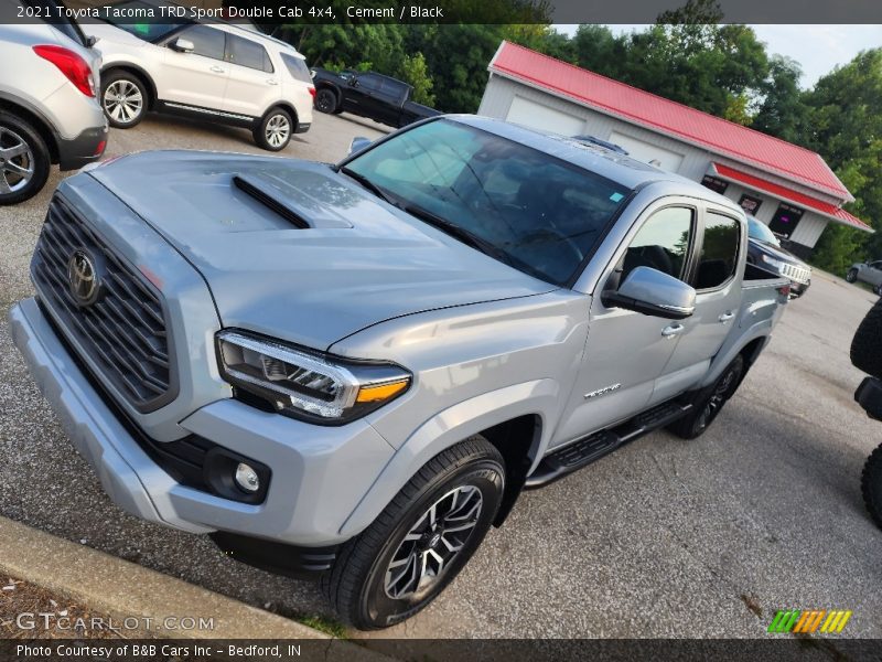 Cement / Black 2021 Toyota Tacoma TRD Sport Double Cab 4x4