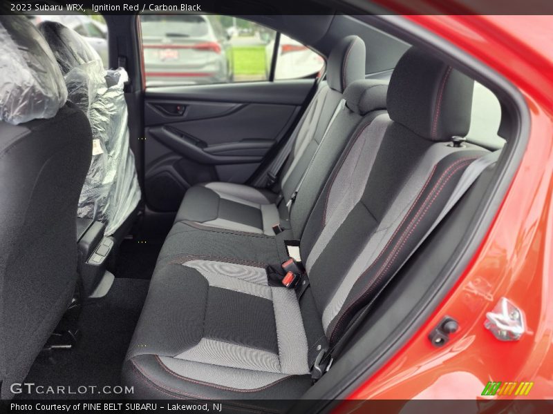 Rear Seat of 2023 WRX 