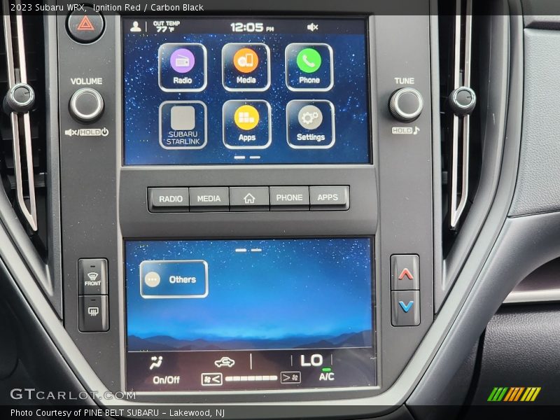 Controls of 2023 WRX 